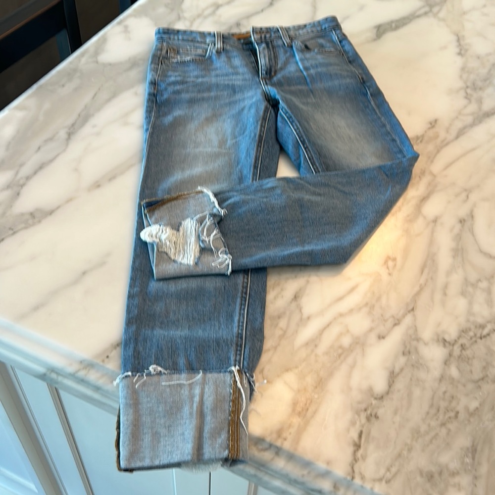 Joe's Jeans Blue Cropped Ankle Denim